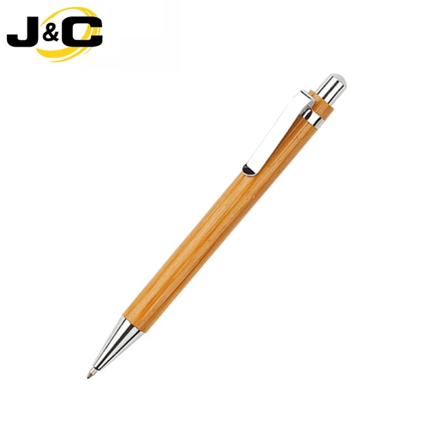 
Wholesale Eco Friendly Wood Bamboo Ball Pen With Custom laser engraving logo 