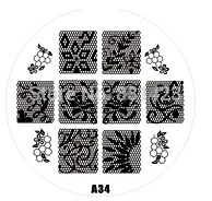 2015 new A Series A34 Nail Art Polish DIY Stamping Plates Image Templates Nail Stamp Stencil