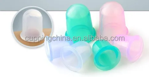 High Quality Natural Silicone Suction Vacuum Massage Cupping Set 12 Cups for Body Cupping Cups