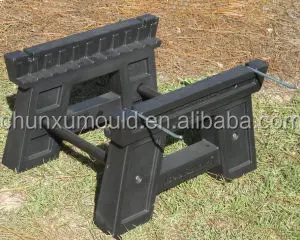 Custom New Rotational molding plastic (LLDPE) pedestal for beehive , OEM manufacturer in rotomolding