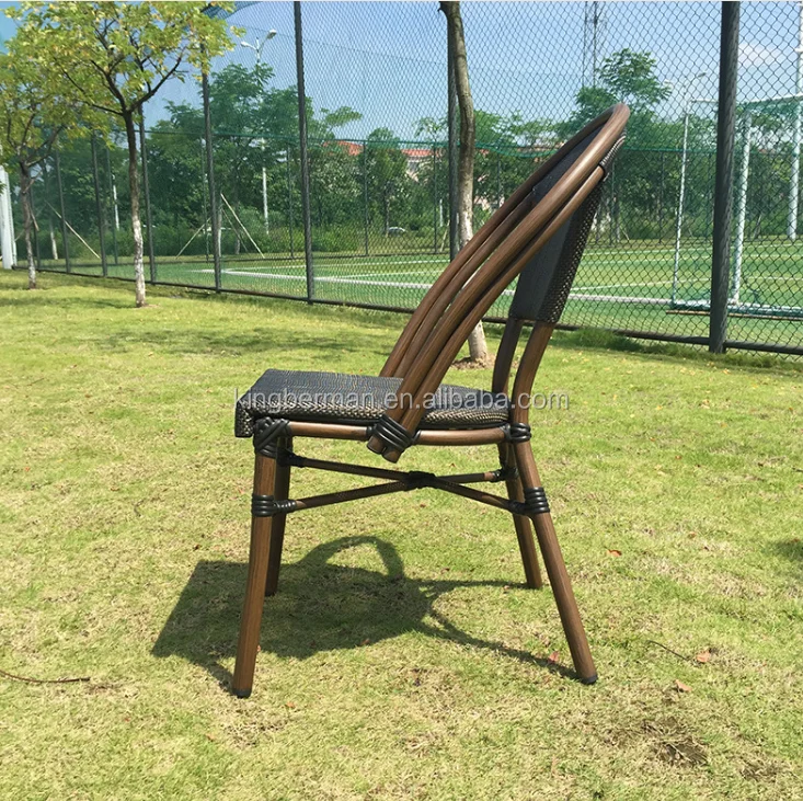 Top Selling French Bistro Chair Full Mesh Chair Used Outdoor Furniture