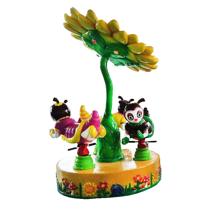 Factory price outdoor commercial kiddie ride carousel ride musical merry go round