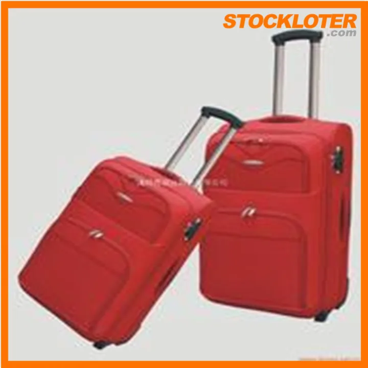 
2015 Newest Classic Polyester Trolley Suitcase Stock Wholesale 