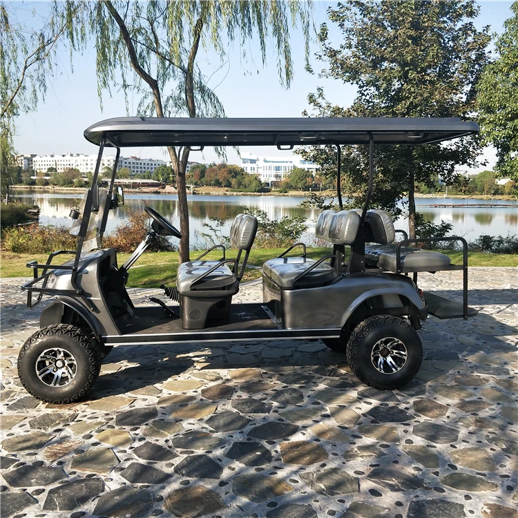 Preferential price CE certified 6 seater cross country hunting 4X4 four wheel drive electric golf cart for sale