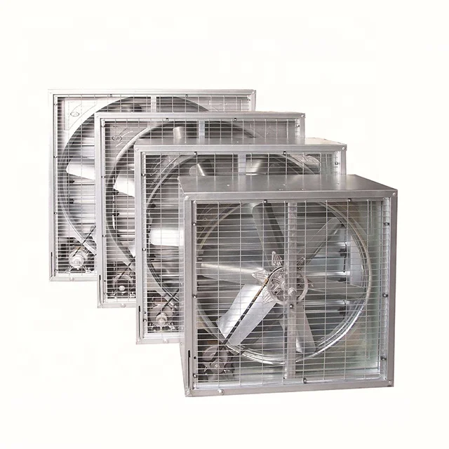 Variable Sizes Wall Mount Box Type Industrial Air Extractor Poultry Greenhouse Ventilation Exhaust Fan
