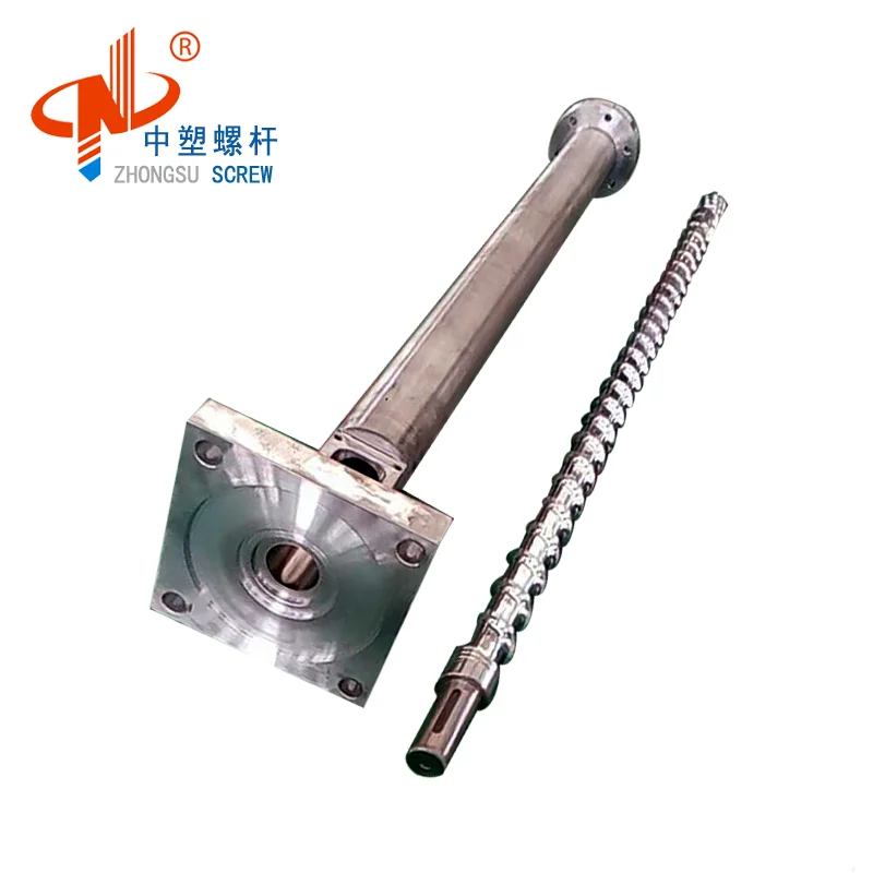 Extruder screw barrel zhoushan for starch plastic pet film extrusion