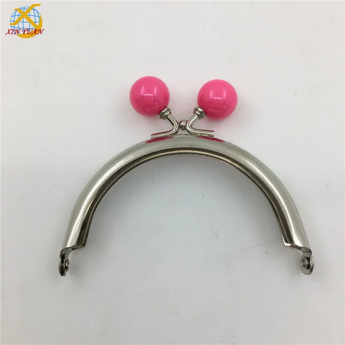 Popular 8*4.5cm Glue in Purse Frame Bag Frame Metal