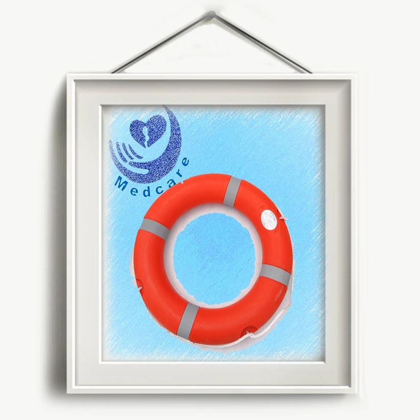 MT-LB1 Factory Supply  SOLAS Approved Marine Reflective Rescue Life buoy Ring for water Security