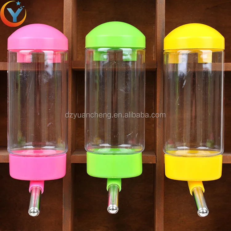 Pet drinker bottle Plastic hamster drinker bottle ,small animal water drinking on cage outside