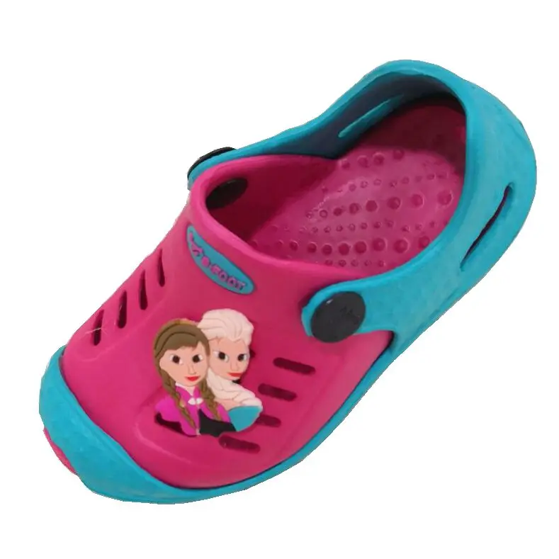 Оптовая продажа, детские сабо из ЭВА, двухцветные сабо из пены, размер 24-29 #