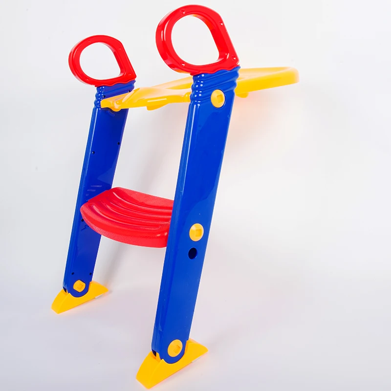 
factory price plastic folding kids potty training seat with step 