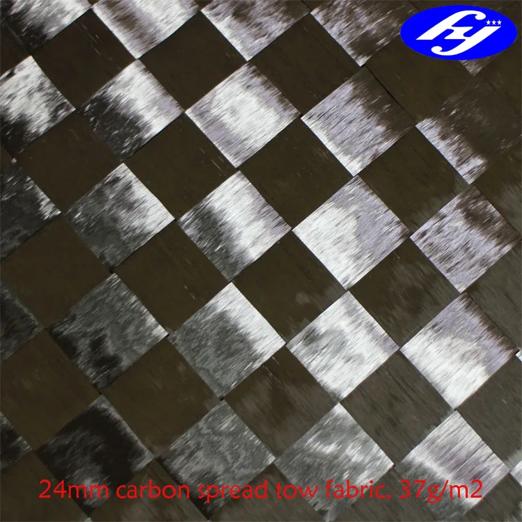 T800 6K 24mm carbon spread tow fabric