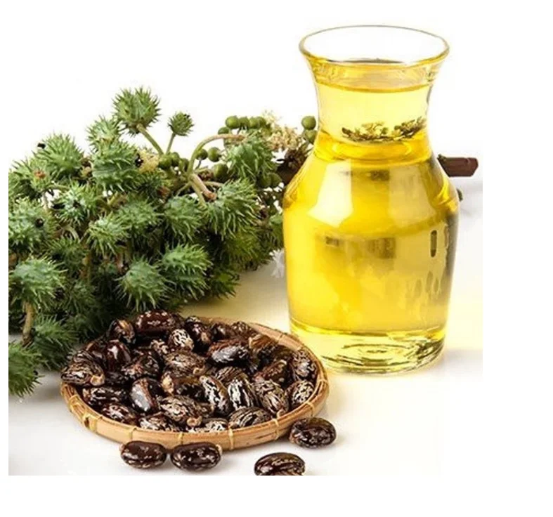 100% чистое натуральное холоднопрессованное рафинированное касторовое масло для роста волос ресниц и бровей с частной этикеткой