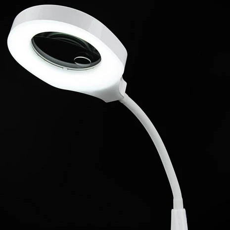 Tablet Screen desktop magnifier with led light