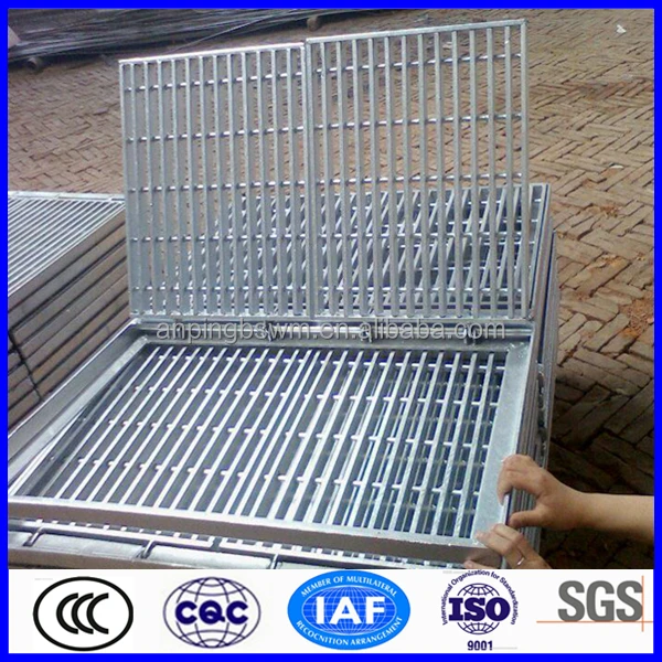 
drainage grid, sidewalk drain grate, steel grating cover 