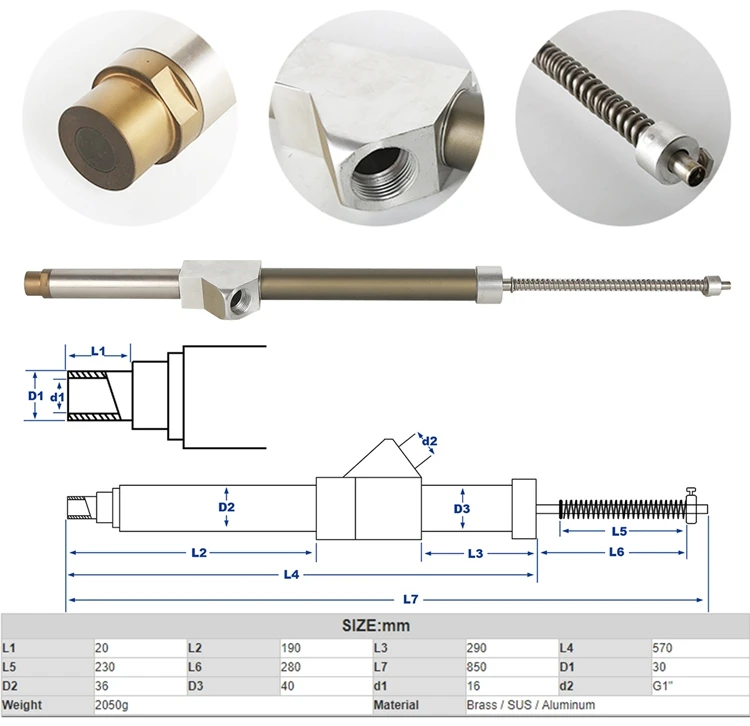 Factory wholesale Hot sale machinery spare parts EPS foam filling gun fillers