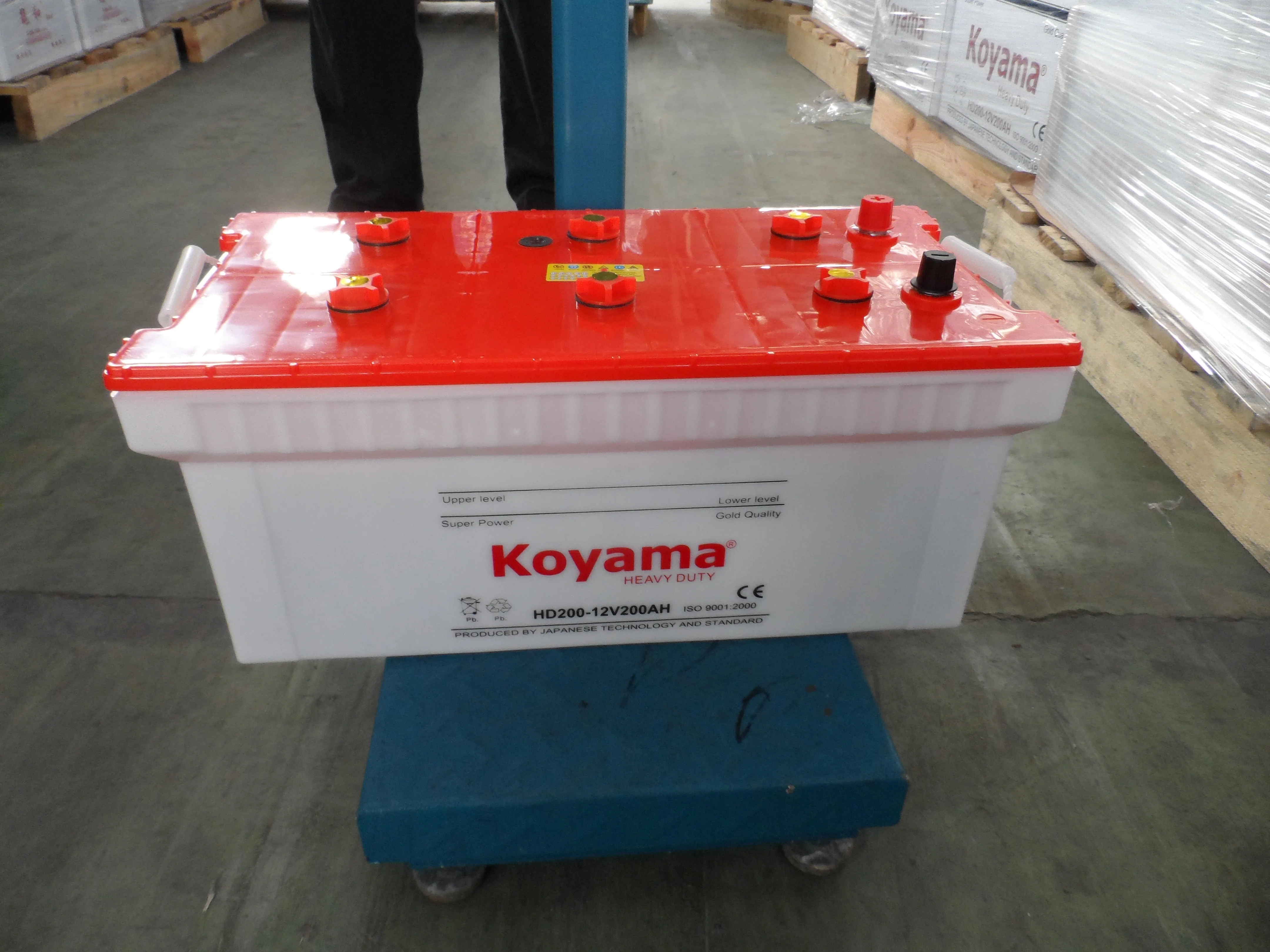 Yemen Market 12V200ah JIS Dry Charge Car Batteries N200