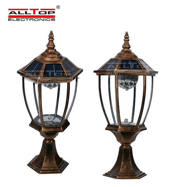
3w high quality fancy main solar gate post pillar light 