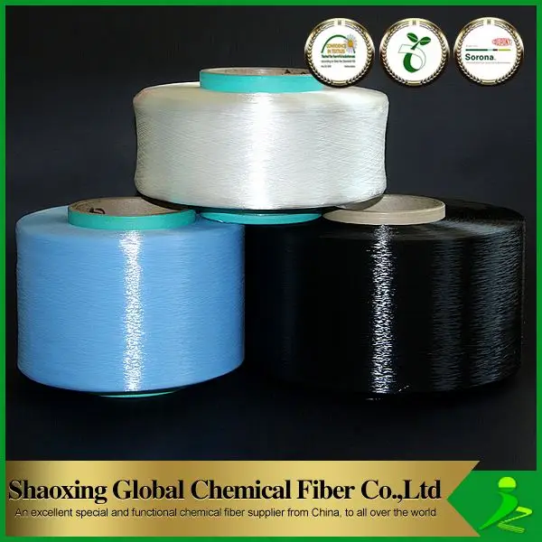 2017 Популярные полиэфирных нитей, низкими температурами плавления полиэфирных нитей 20D/9F полиэфирных нитей fdy