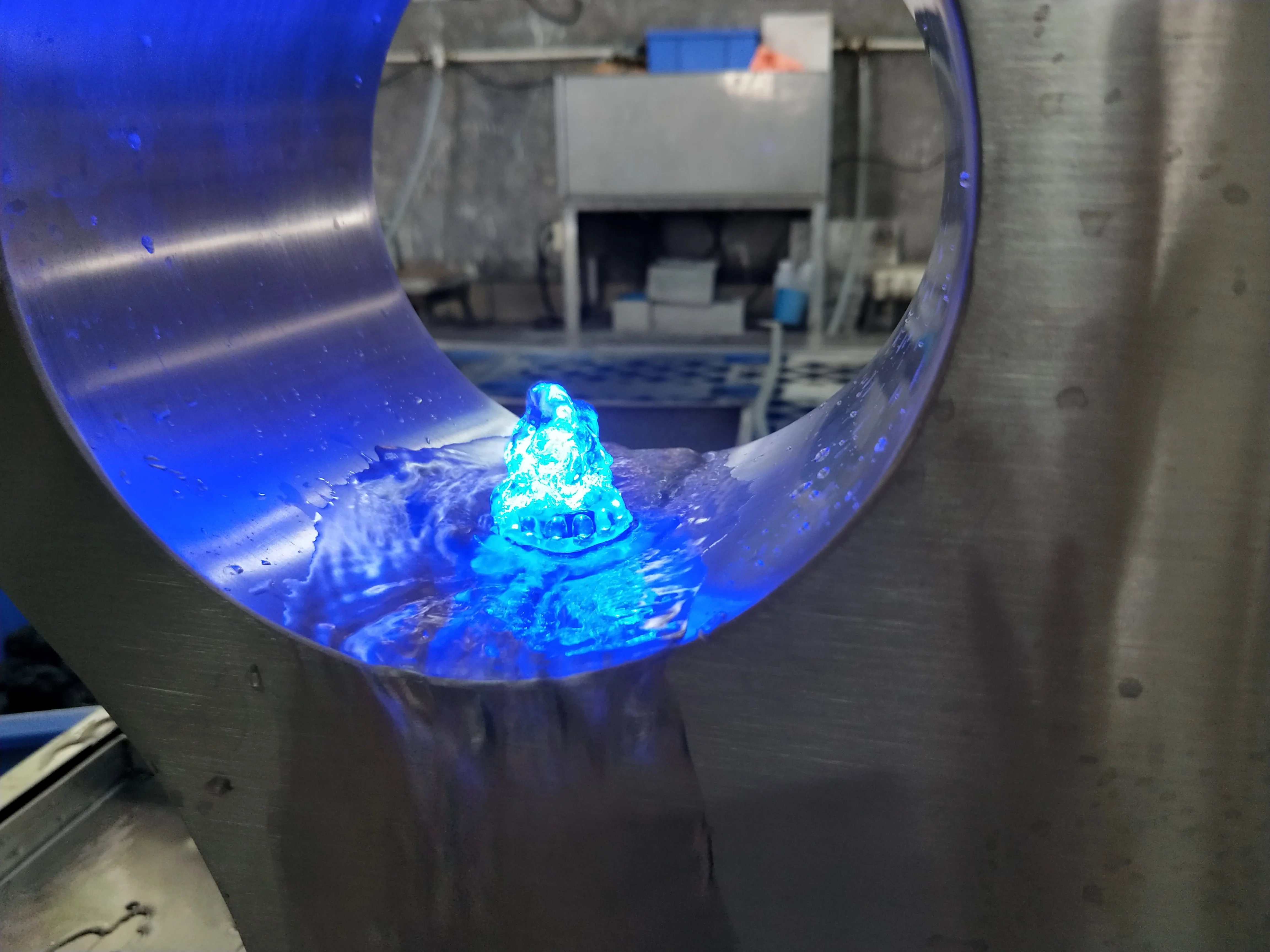 Decorative water fall landscape 304 stainless steel indoor office water fountain waterfall