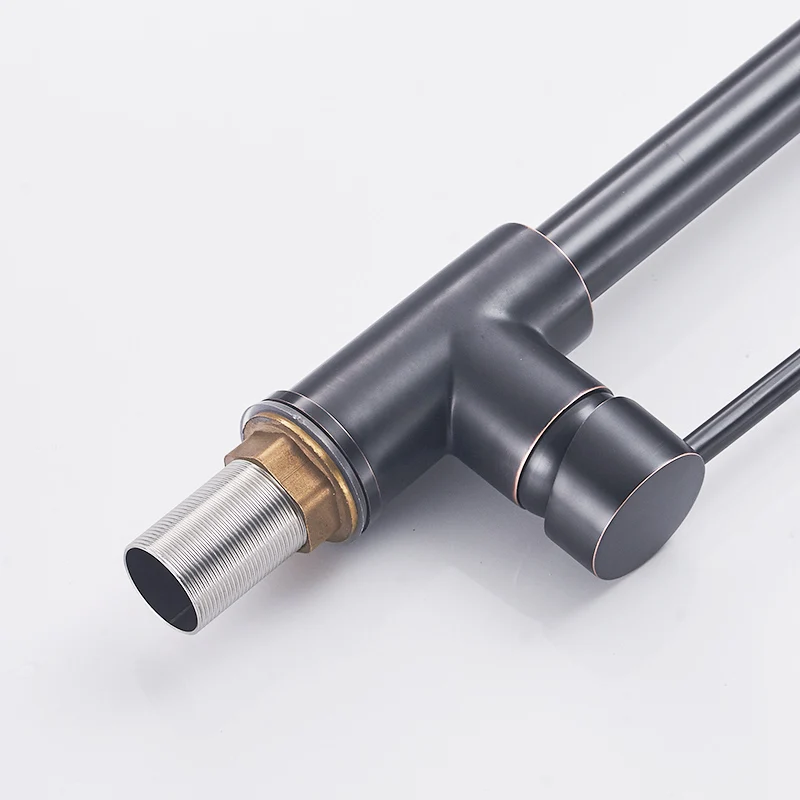 Вращающийся вращающийся 2-функциональный смеситель для выхода воды смеситель кухонный смеситель для украшения дома масляный Бронзовый современный