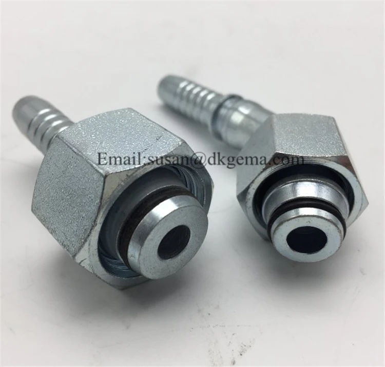 20491 место 24 градусов Конуса O-Ring Уплотнения 90 градусов локоть метрическая женский фиттинга DIN 3865 муфты