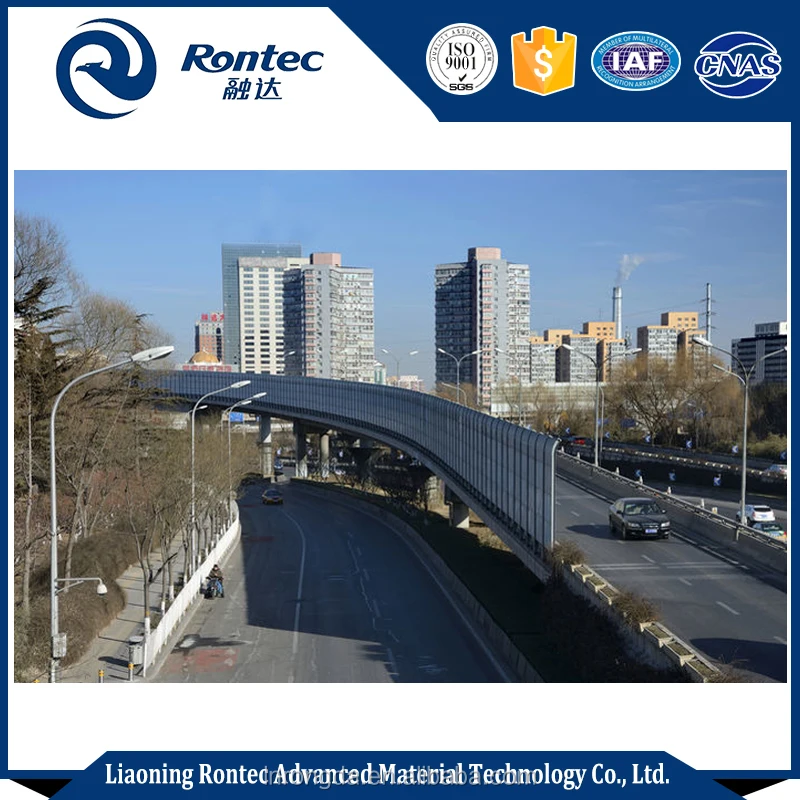 
aluminium acoustic foam panel for outdoor sound barriers 