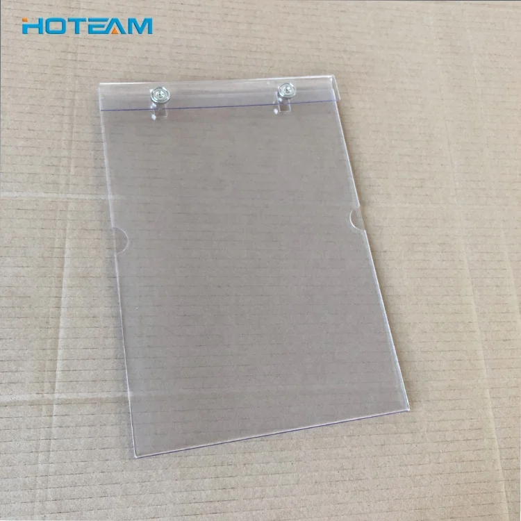 Acrylic Sign Holder 8.5 x 11 Acrylic T Shape Display Stand, Double Sided, Bottom Load, Portrait Style Menu Ad Frame with Magnet