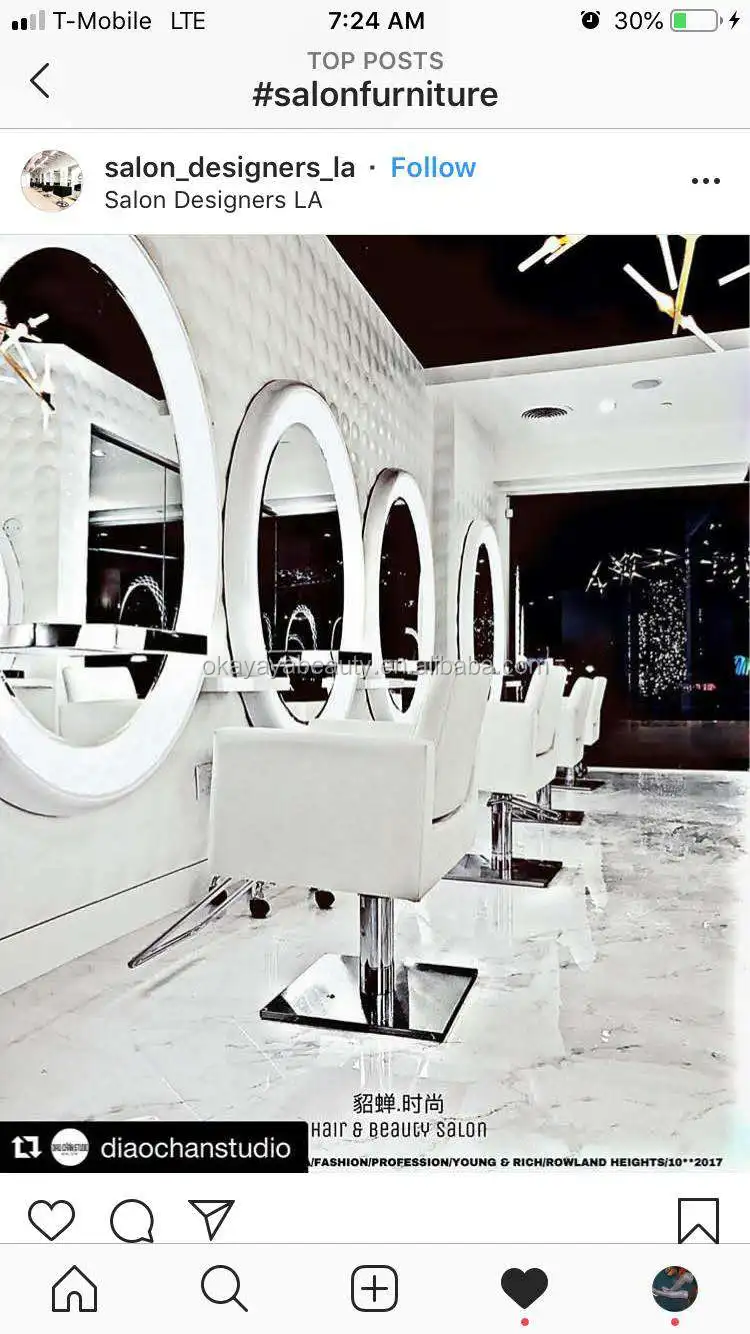 Kingshadow salon mirrors station barber shop mirrors makeup mirror for sale