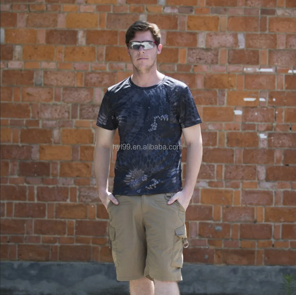 wholesale Quick drying Camouflage short sleeve T-shirt