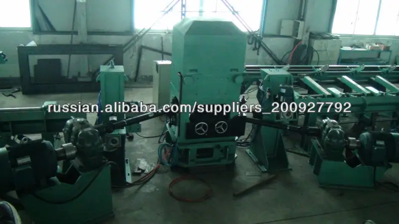 Round steel bar straightening machine