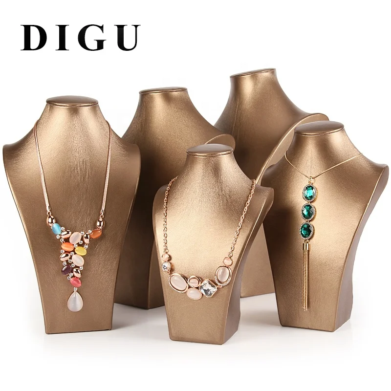 Нефритовый стеллаж для хранения ожерелья подвесная рамка для ювелирных изделий Манекен Модель шеи портрет демонстрация ювелирных изделий реквизит