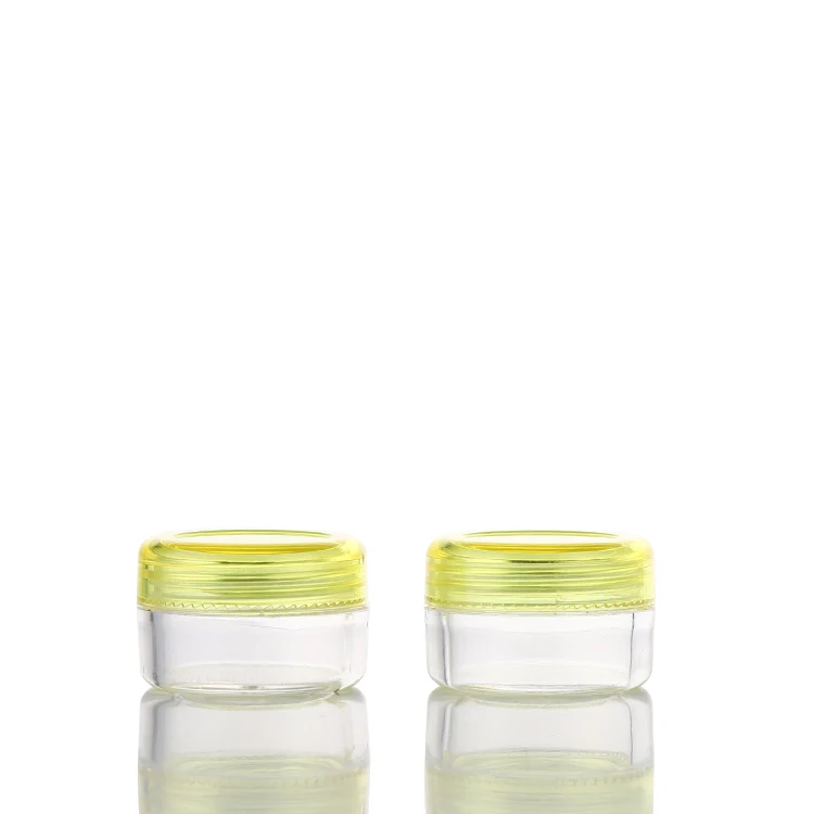 3g 5g 10g 15g 20g 25g 30g 50g cosmetic clear travel cream mini plastic jar