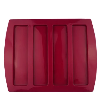 Оптовая Продажа с фабрики, ручная работа, без BPA, 4 прямоугольные силиконовые формы для мыла, формы для мыла