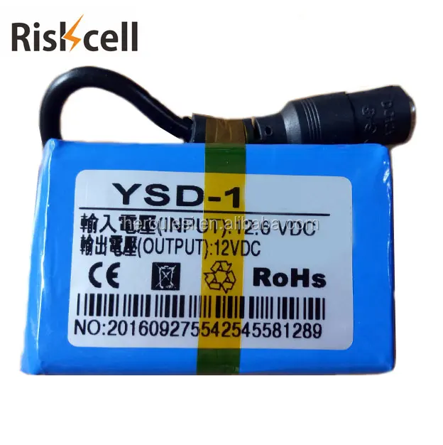 First Power 12V 4800mAh Lithium Polymer Battery DC Lipo Battery 11.1V 4800mAh for LED Board