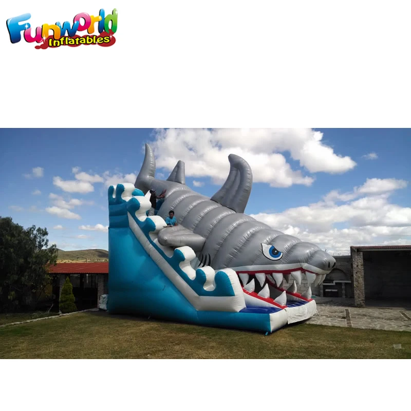 Большая водная горка надувной коммерческий парк надувные горки