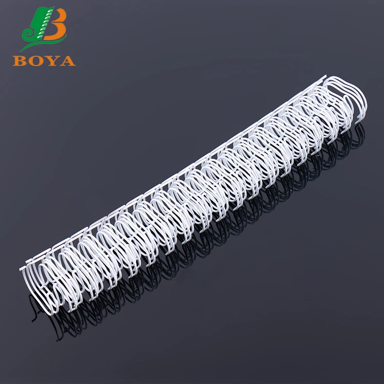 Белый цвет двухместной проволочной петлей и металлическими украшениями спиральный провод матириал