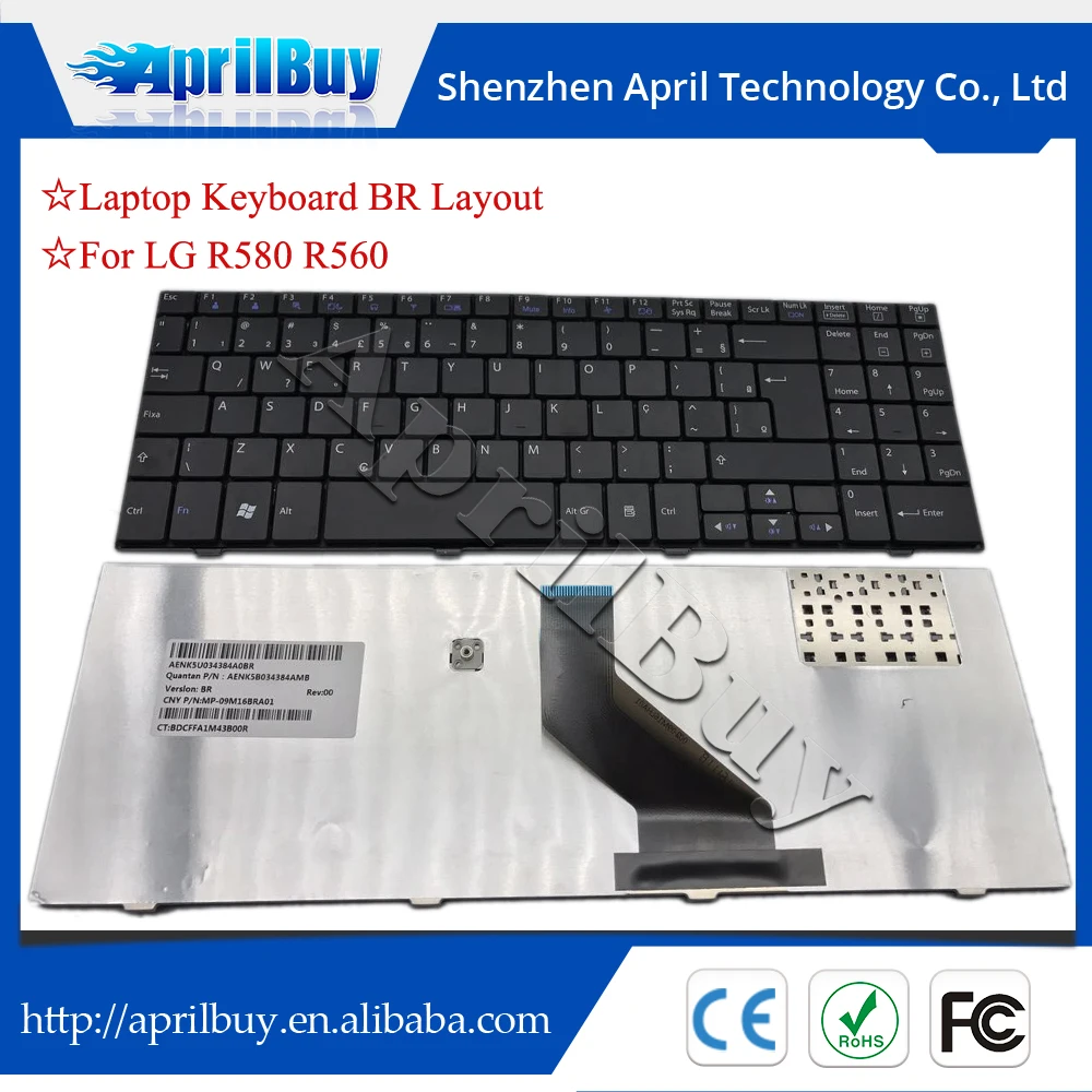 original keyboard for LG R560 R570 R580 R590 QL9 QL4