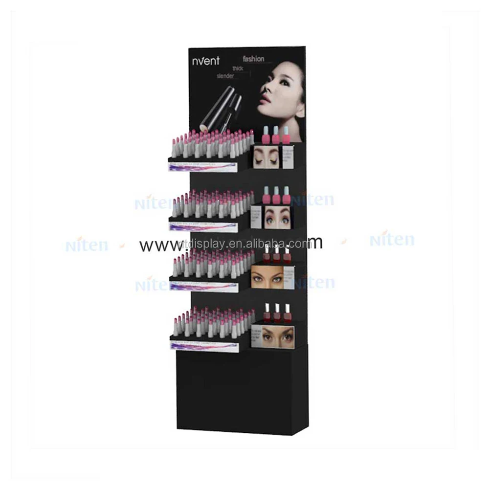 Burst sells nail polish display floor stand enamel display rack