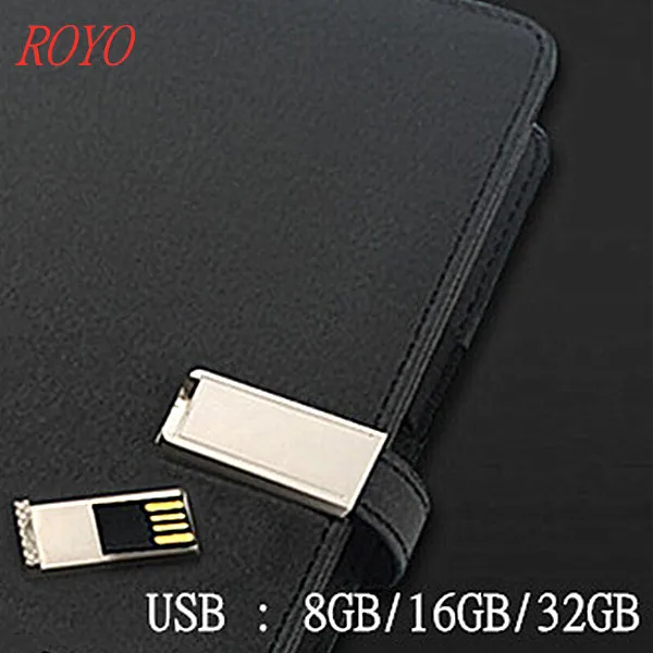 6 Multifunctional 8000 mah Cloth Power Bank  Notebook With 8/16/32GB U Disk  and  Calculator