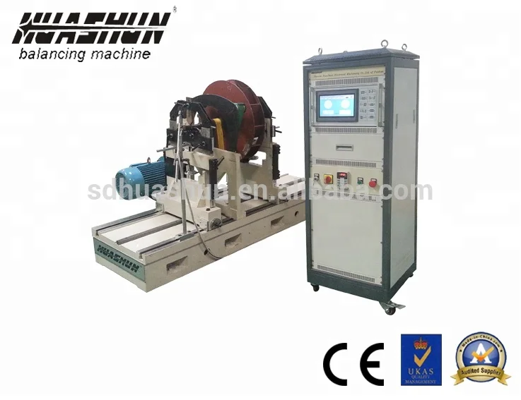 
2018 HUASHUN balancing machine for fan, blower, motor rotor, pump 
