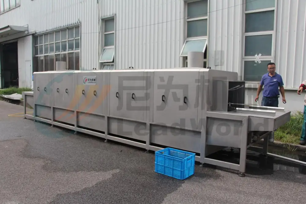 Plastic Basket Washing and Drying Machine for Industrial