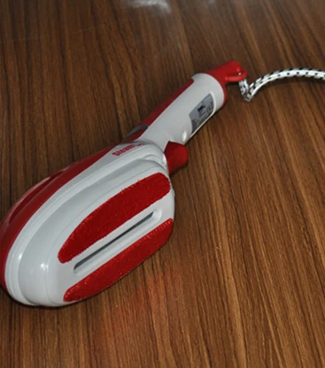 Red Plastic Portable garment steamer steam iron