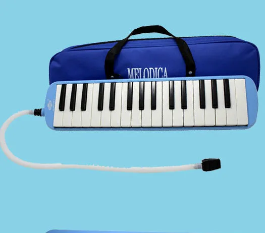 Small wind instrument 32 key children toy piano melodica with nylon bag