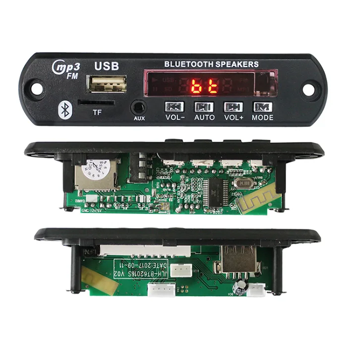 2021new Hot Sale bt radio fm SD card AUX remote usb mp3 decoder module made in China