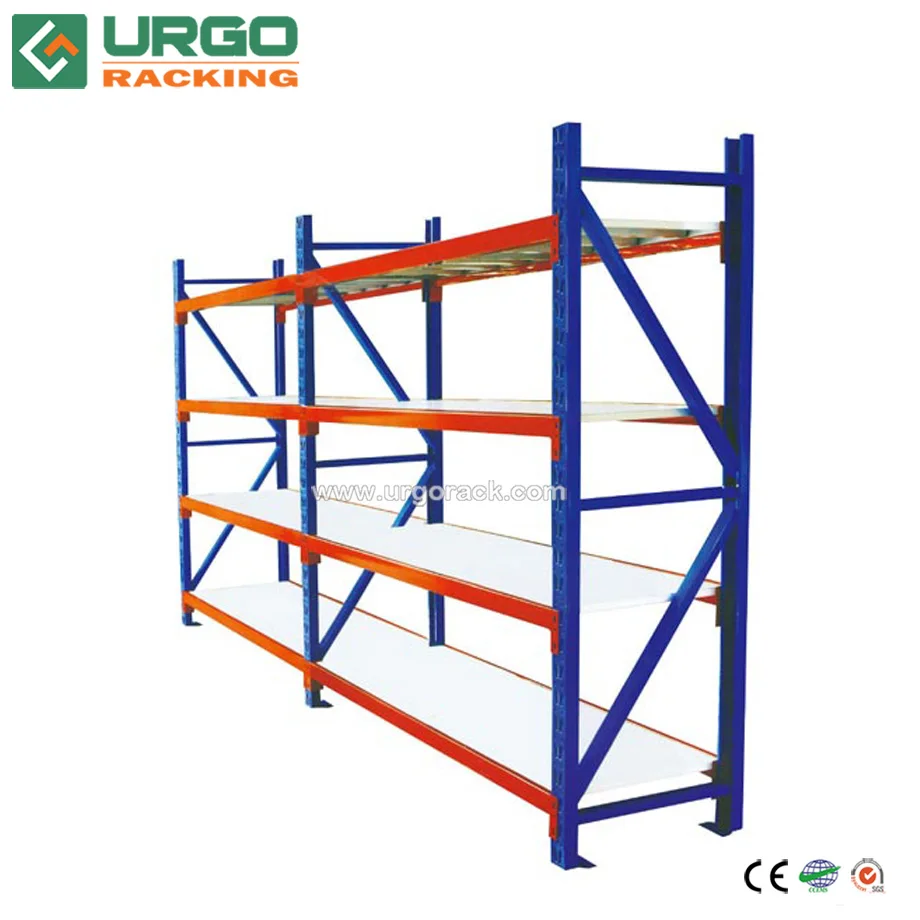 Warehouse storage longspan shelving and assembly is simple racking