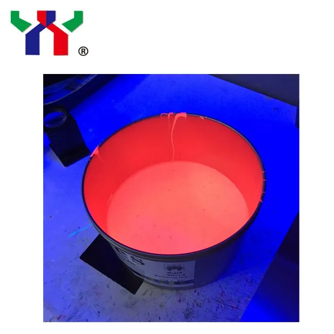 Security screen printing UV invisible ink red color