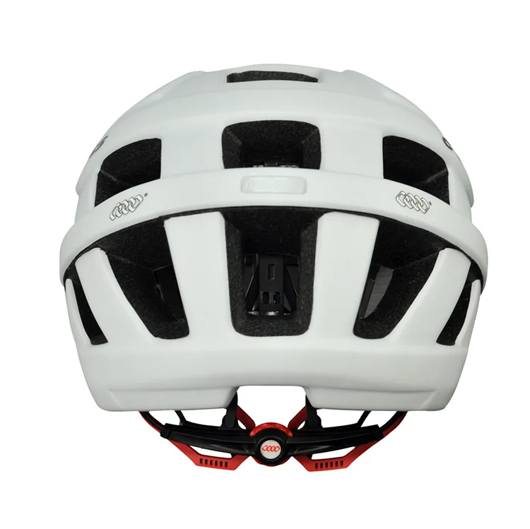 Latest design Matt White Color  High Quality MTB Enduro helmet with sun visor ZE