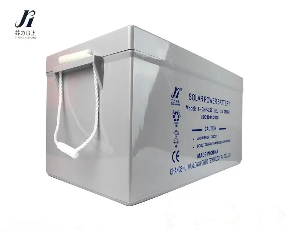 Перезаряжаемая солнечная батарея глубокого цикла 12 в 250 Ач