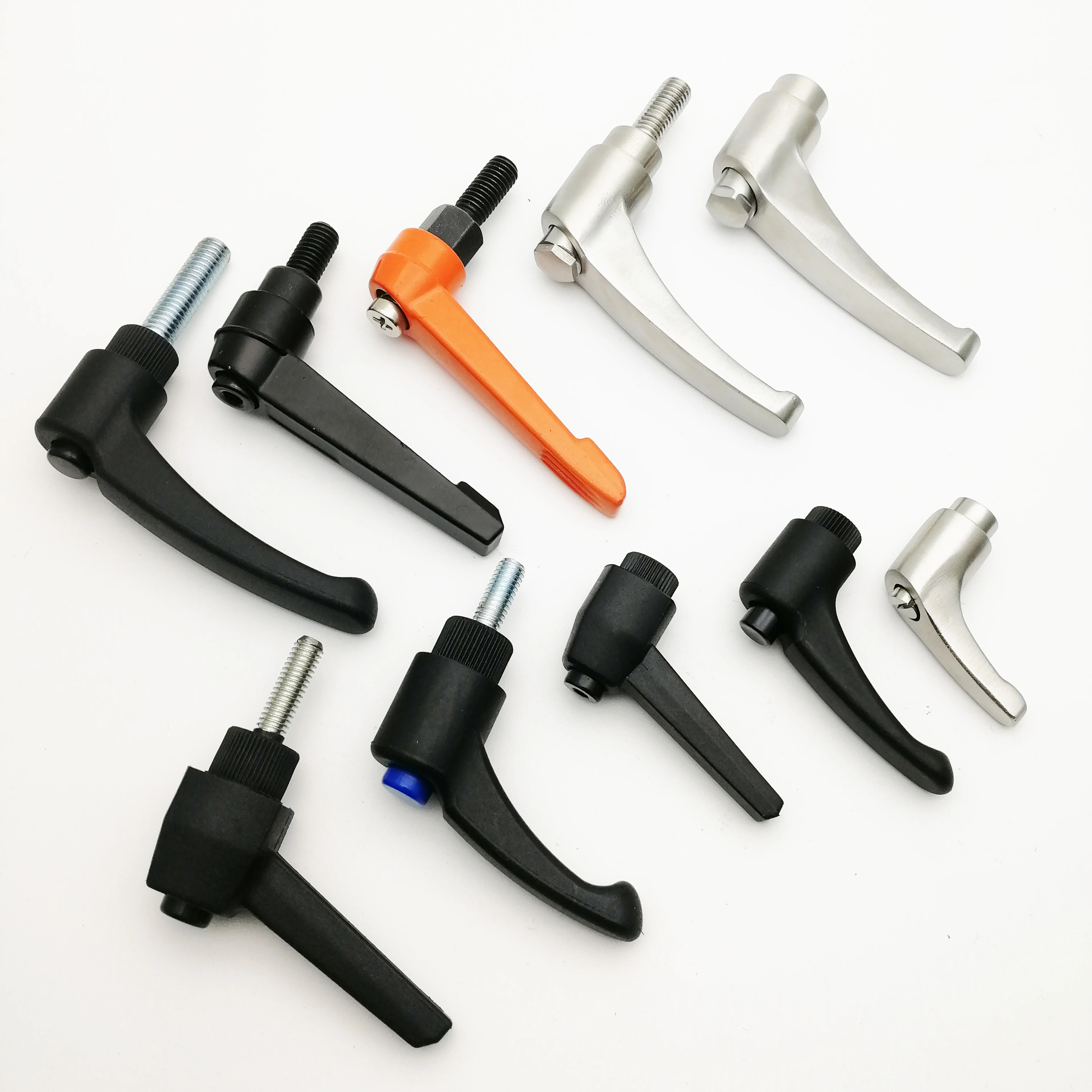 Best Quality Wholesale Black Plastic Adjustable Clamping Handles With Metal Insert